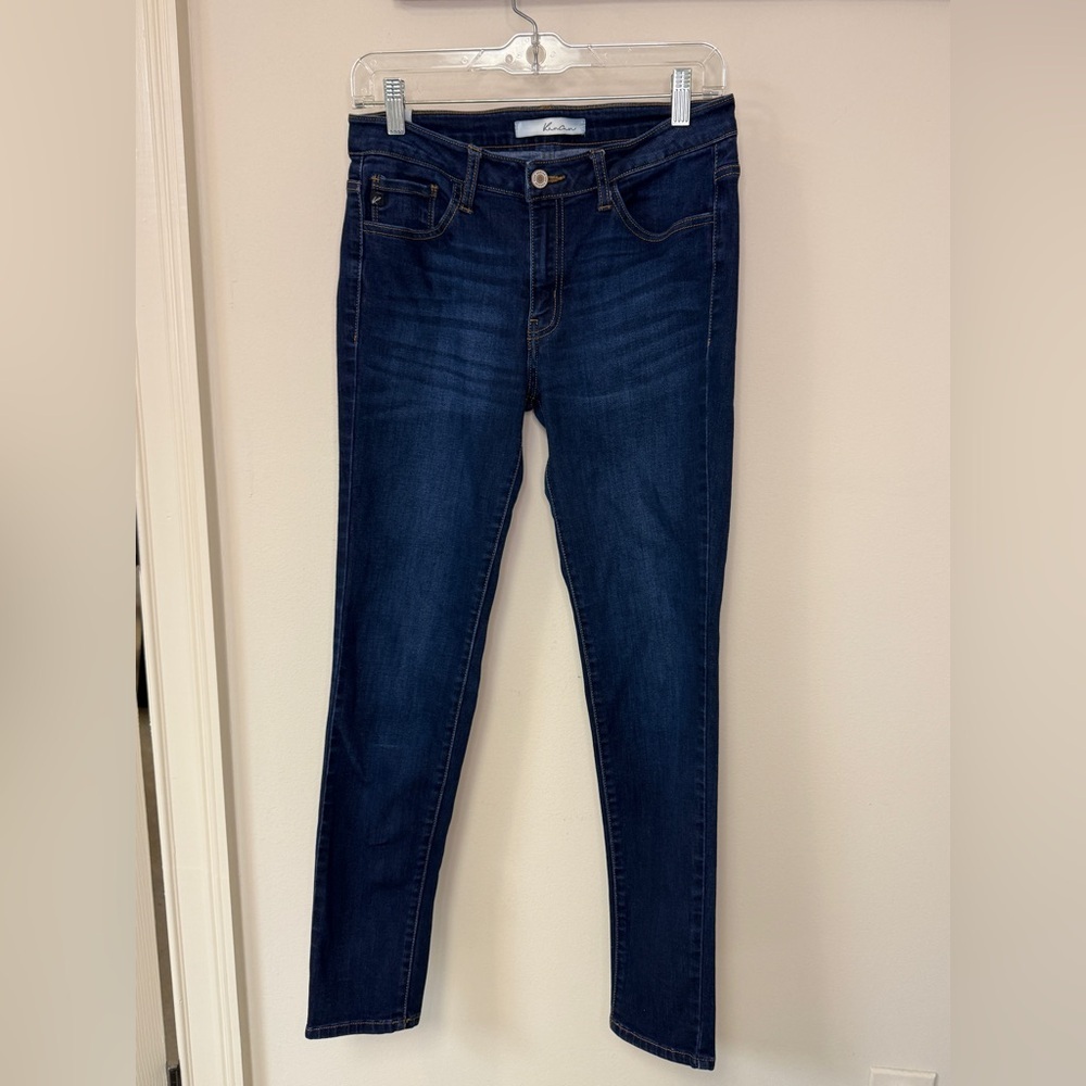 KanCan: Bernie High Rise Super Skinny Dark Wash Blue Jean, Size 28